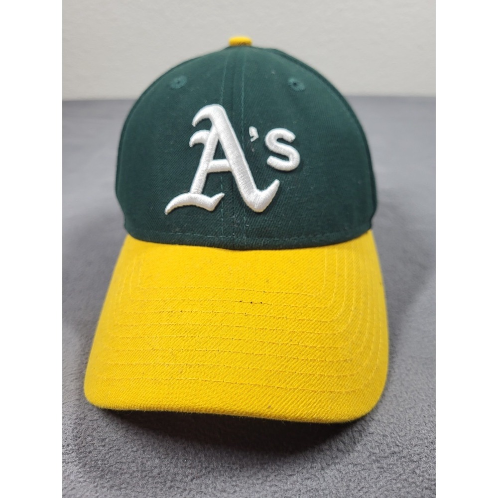 New Era Oakland A's Athletics MLB Baseball Hat Cap Green Yellow Adjustable OSF